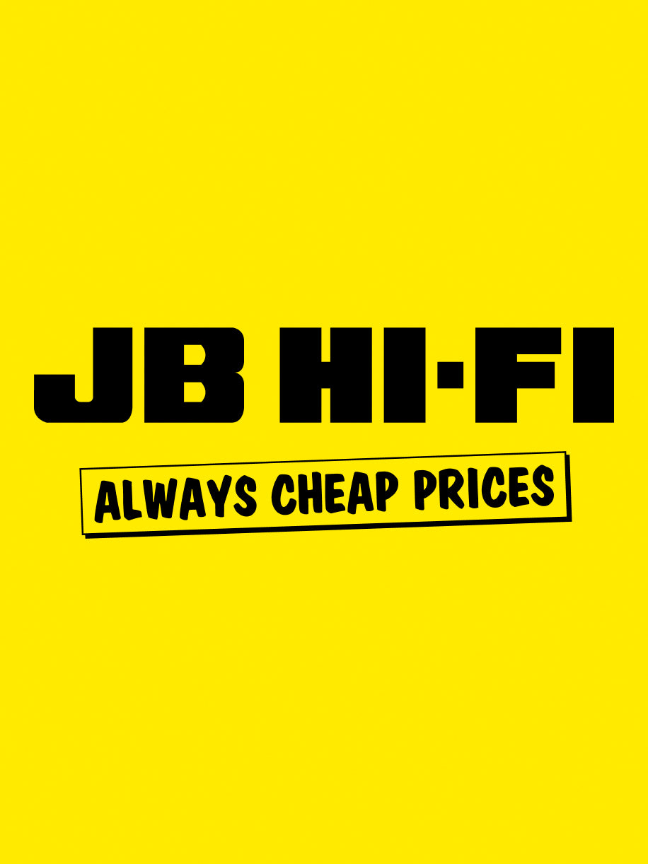 JB HI-FI logo with 'Always Cheap Prices' text on a yellow background